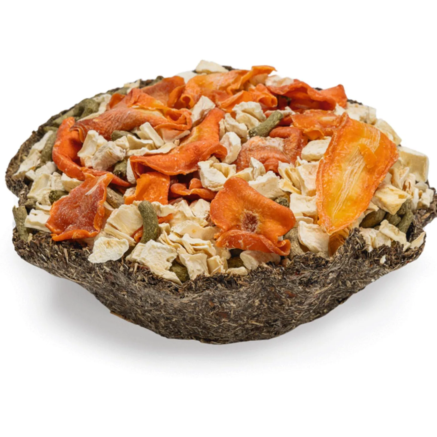 Beeztees Saladebakje - Knaagdiersnack - Wortel Pastinaak 115 g