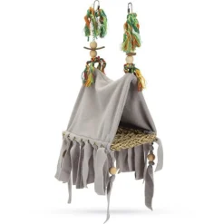 Beeztees Vogeltent Ami - Kooi Accessoire - 23x13x15 cm 125 g Grijs