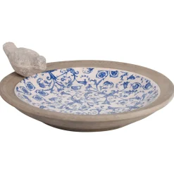 Best For Birds Aged Ceramic Vogelbad - Drinkbak - Ø34x11 cm