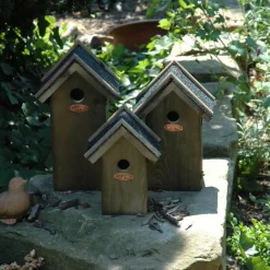 Best For Birds Nestkast Koolmees Bitumen Dak - Broeden - 13.8x18.3x31.5 cm