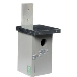 Best For Birds Nestkast Winterkoning - Broeden - 13.5x11.5x25 cm Grijs