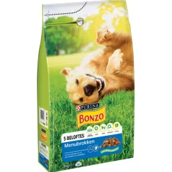 Bonzo Menubrokken Kip&Rund&Groente - Hondenvoer