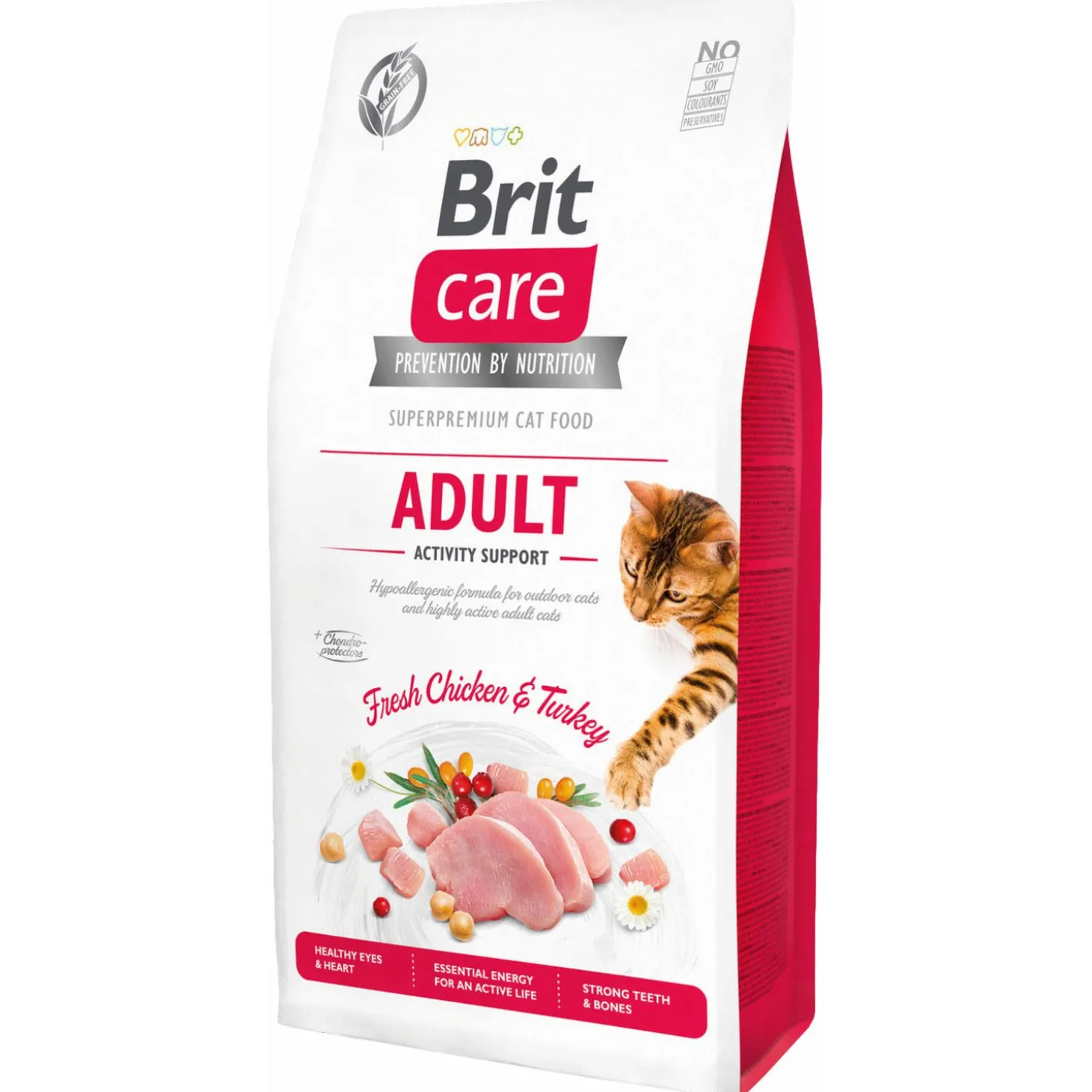 Brit Activity Support Kalkoen&Kip - Kattenvoer
