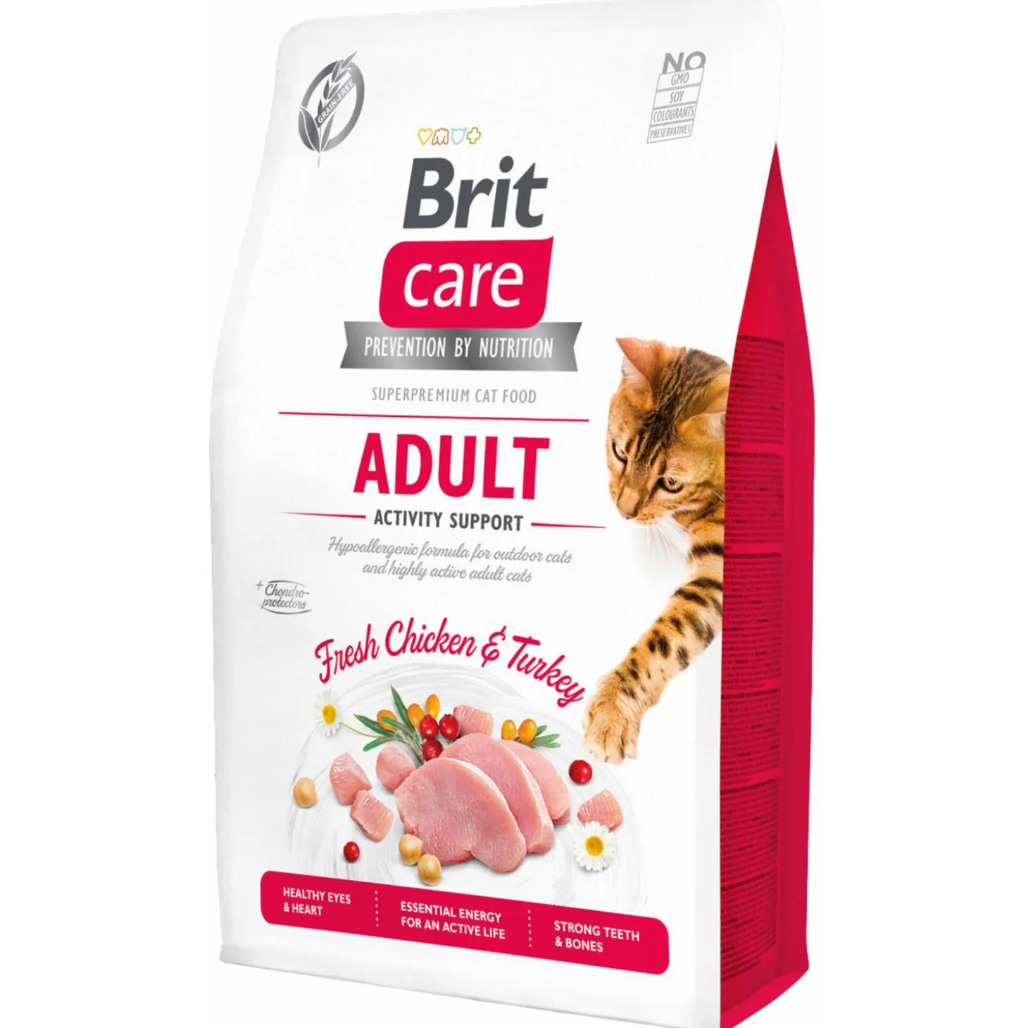 Brit Activity Support Kalkoen&Kip - Kattenvoer