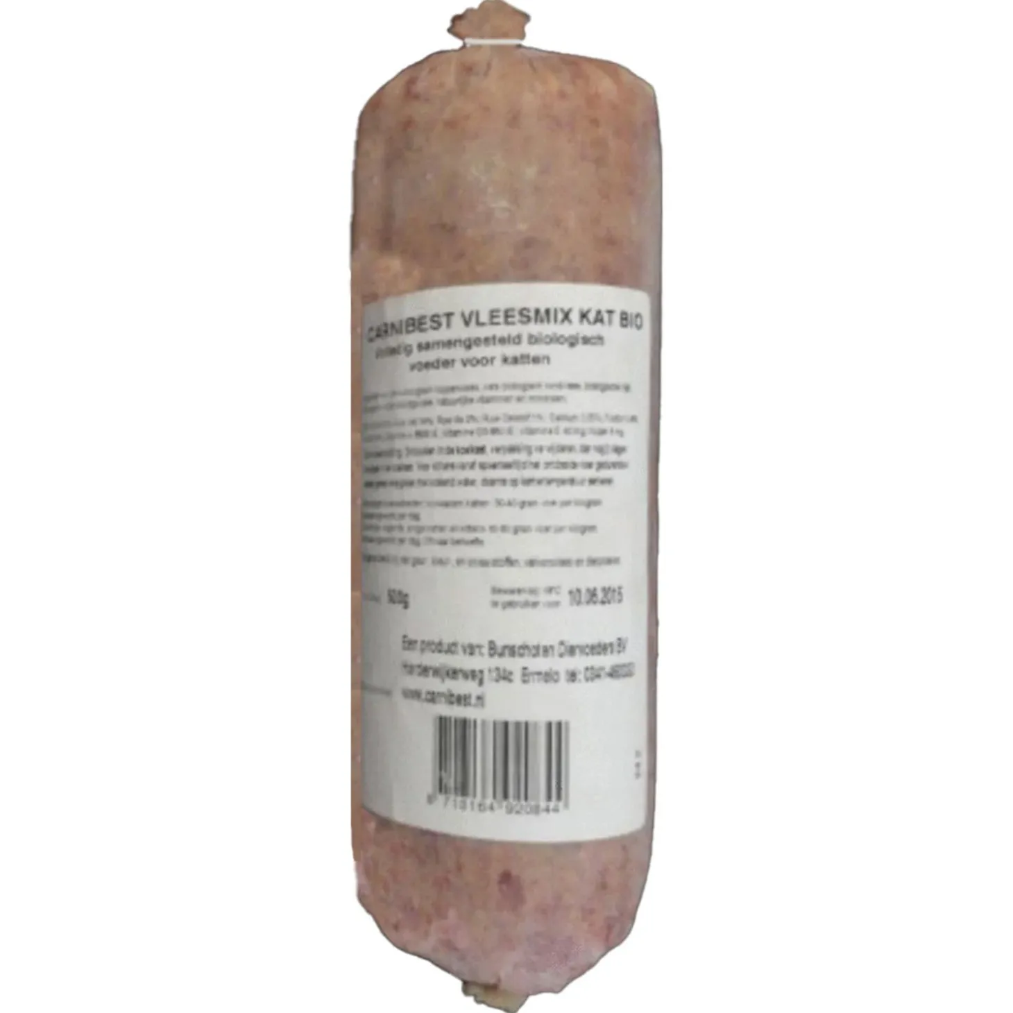 Carnibest Vleesmix Bio - Diepvriesvoer - Rundvlees Kip Rijst 500 g