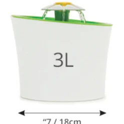 Catit Drinkfontein Bloem Senses - Kattendrinkbak - 3 l Wit Groen