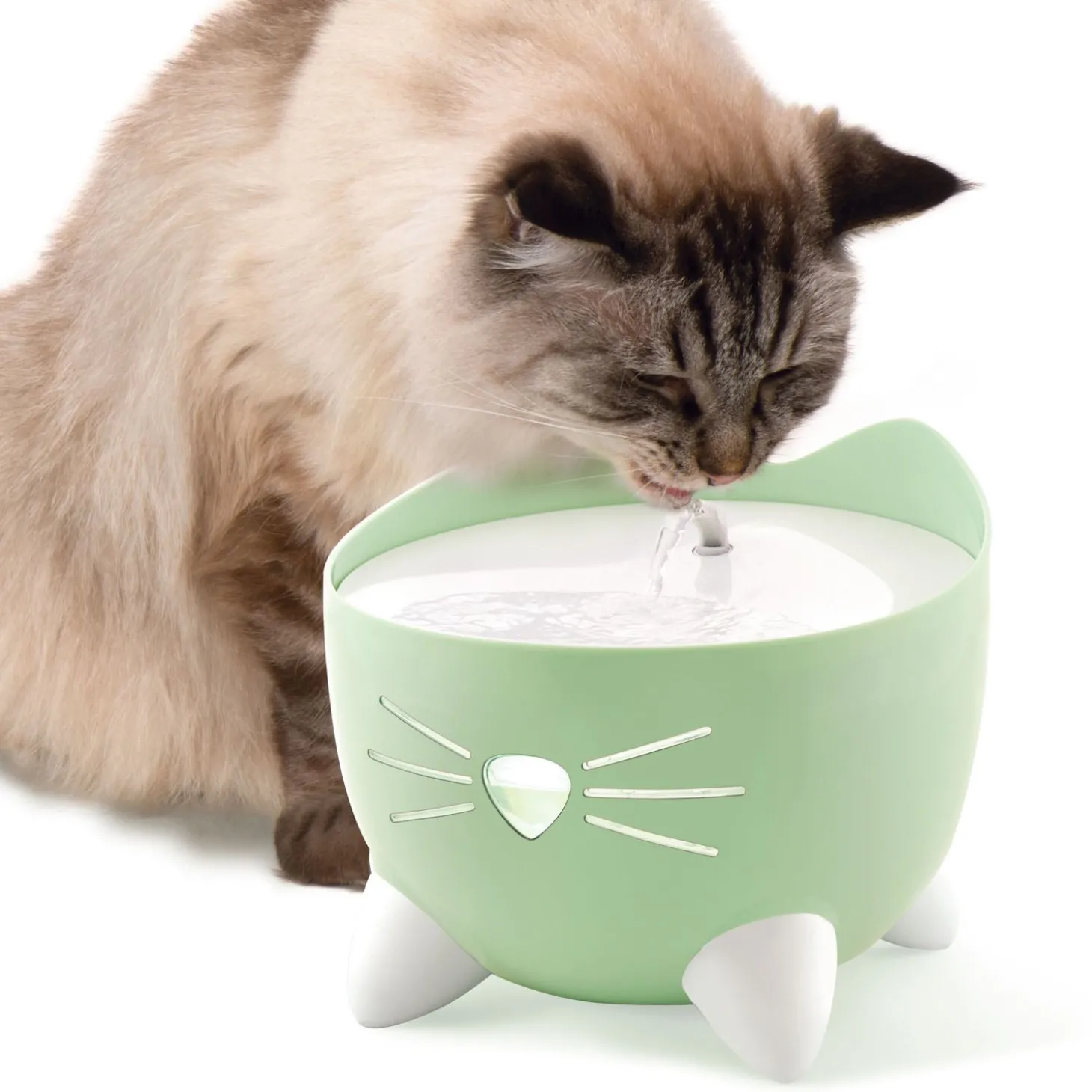 Catit Pixi Fountain - Kattendrinkbak - Ø20x16 cm Groen