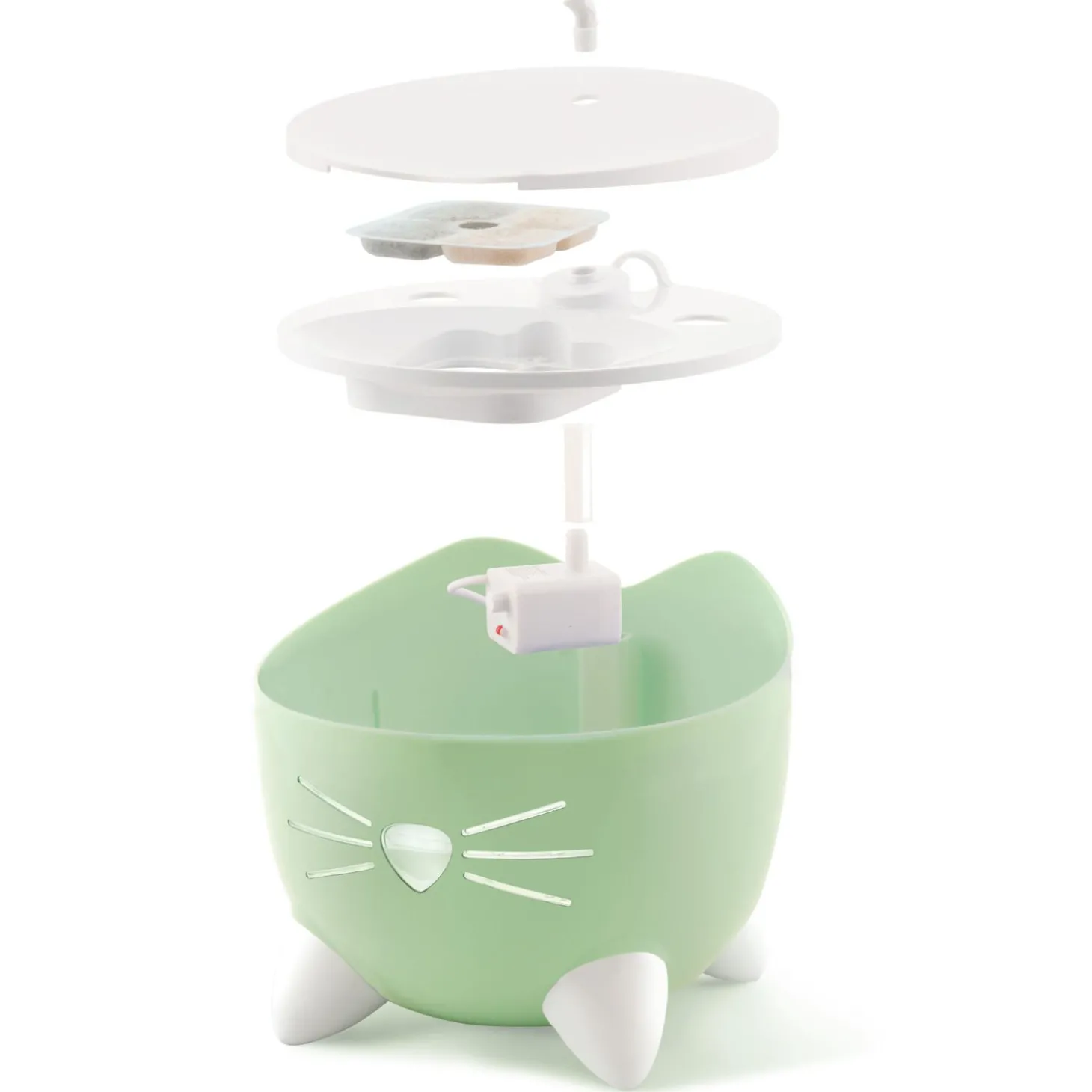 Catit Pixi Fountain - Kattendrinkbak - Ø20x16 cm Groen