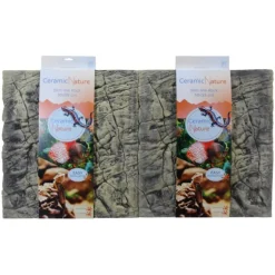 Ceramicnature Cn Slimline Rock Colorado Brown Bruin - Aquarium - Achterwand
