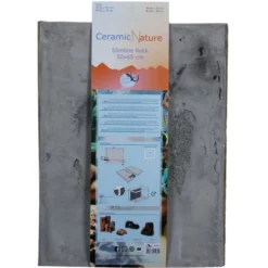 Ceramicnature Cn Slimline Rock Colorado Brown Bruin - Aquarium - Achterwand