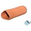 Ceramicnature Leghol Driehoek - Aquarium - Ornament - 16.5x6x4.5 cm Rood L