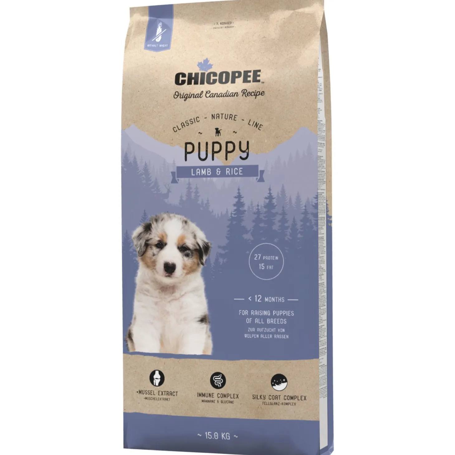 Chicopee Cnl Puppy Lam&Rijst - Hondenvoer