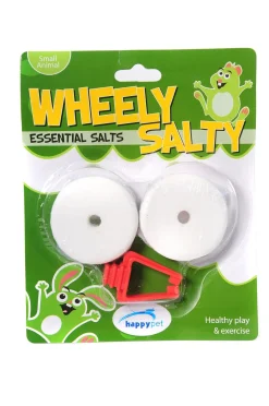 Critterschoice Liksteen Wheely Zout - Supplement - Wit 2 stuks