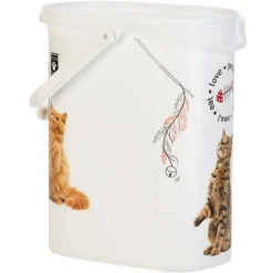 Curver Voercontainer Kat - Kattenvoerbewaarbak - 10 l