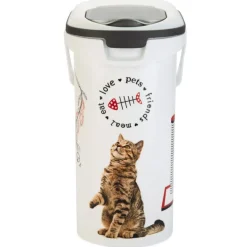 Curver Voercontainer Kat - Kattenvoerbewaarbak - 10 l