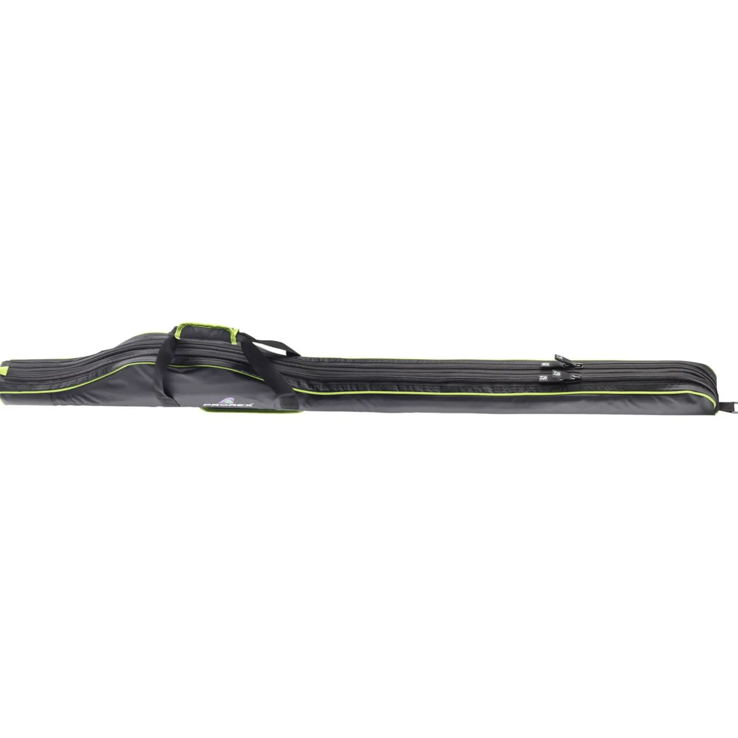 Daiwa Px Padded Rod Bag - Opbergen - Zwart Groen 2pc 8ft