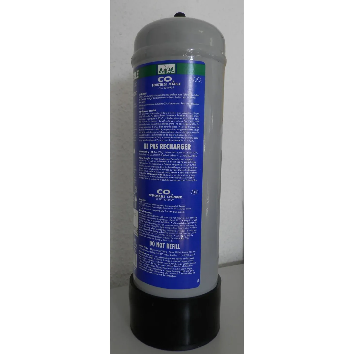 Dennerle Co2 Wegwerpfles - Bemesting - 1.2 kg