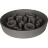 District 70 Bamboo Cat Slow Feeder - Kattenvoerbak - Ø13.5 cm Grijs