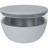 District 70 Bamboo Voorraadpot Met Antislipbodem - Hondenvoerbewaarbak - Ø18 cm 2250 ml Lichtblauw