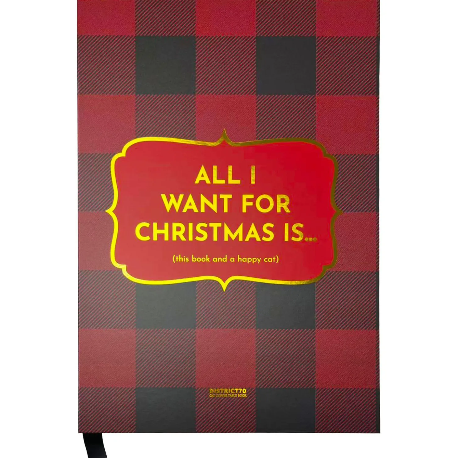 District 70 X-Mass Coffee Table Book - Kattenspeelgoed - Rood