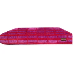 Dogguo Check Bed Paars&Rood - Hondenmatras