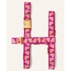 Dogguo Harness - Hondentuig - 40-67 cm Magenta Abrikoos L