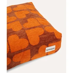 Dogguo Heart Bed - Hondenmatras - 125x75x15 cm Bruin Oranje Xl