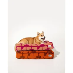 Dogguo Heart Bed - Hondenmatras - 125x75x15 cm Bruin Oranje Xl