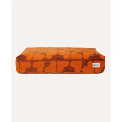 Dogguo Heart Bed - Hondenmatras - 85x55x15 cm Bruin Oranje M