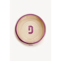 Dogguo Heart Dogbowl Paars&Beige - Hondenvoerbak