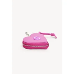 Dogguo Heart Poepzakjes Houder - Hondenriem - Ø10x3 cm Pink Voor Honden