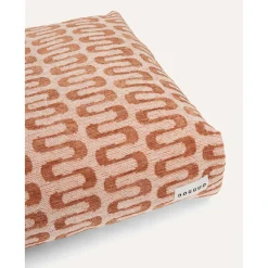 Dogguo Retro Wave  Bed - Hondenmatras - 85x55x15 cm Bruin Beige M