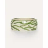 Dogguo Zebra Dogbowl - Hondenvoerbak - Ø20x9 cm Beige Groen M