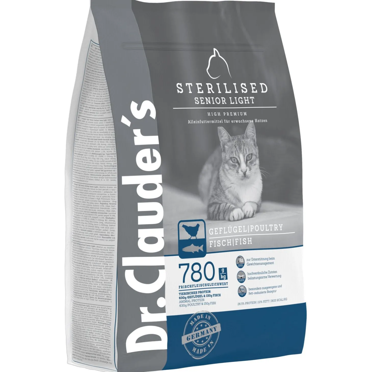Dr.Clauder's Cat High Premium Sterilized Senior Light - Kattenvoer