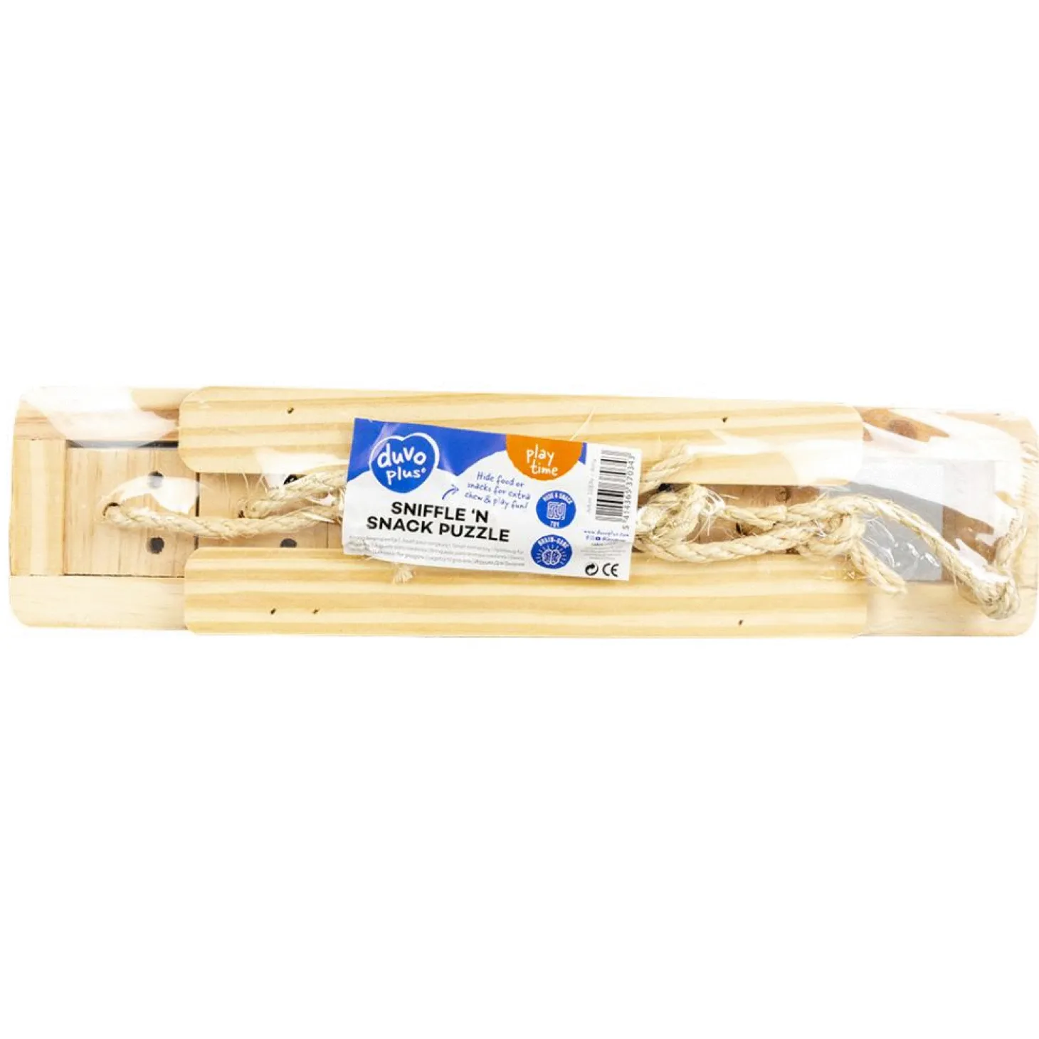 Duvo+ Houten Sniffle `n Snack Puzzle Amy - Speelgoed - 37x8.5x6.5 cm