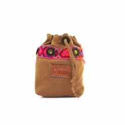 Dwam Treatbag Lola Rose - Hondensnackzak - 17 x 12 cm Roze Beige One Size