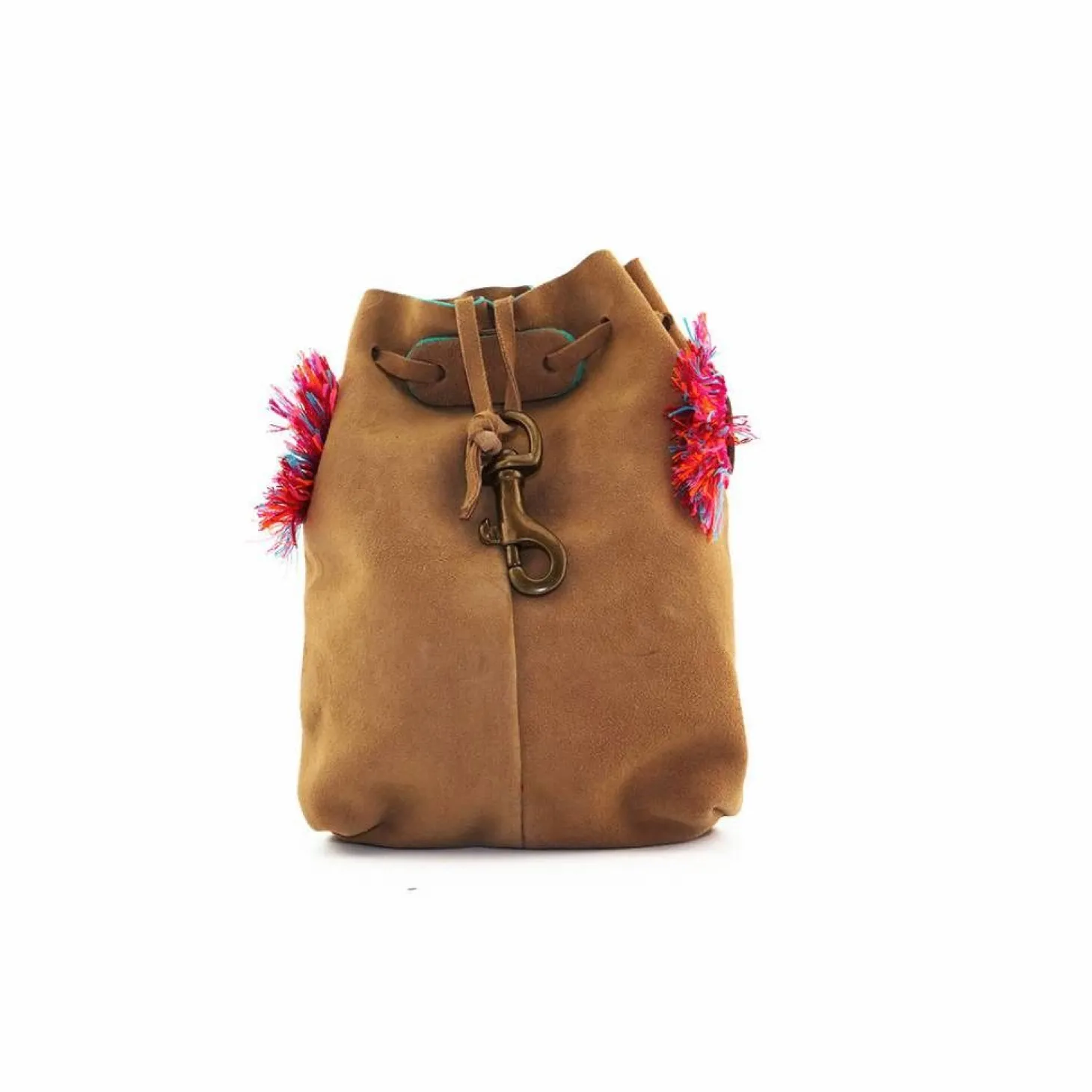 Dwam Treatbag Lola Rose - Hondensnackzak - 17 x 12 cm Roze Beige One Size