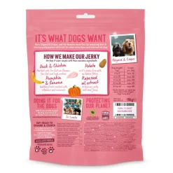 Edgard&Cooper Duck & Chicken Jerky - Hondensnacks - Eend Kip Pompoen 150 g