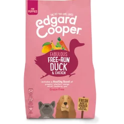 Edgard&Cooper Free-Run Duck Puppy Eend&Kip&Banaan - Hondenvoer