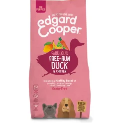 Edgard&Cooper Free-Run Duck Puppy Eend&Kip&Banaan - Hondenvoer
