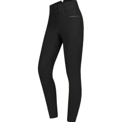 Elt Broek Mathilda Glam Hoge Taille Zwart - Ruiterkleding
