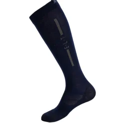 Elt Paardrijsokken Merino Dark Navy&Donkergrijs - Ruiteraccessoires