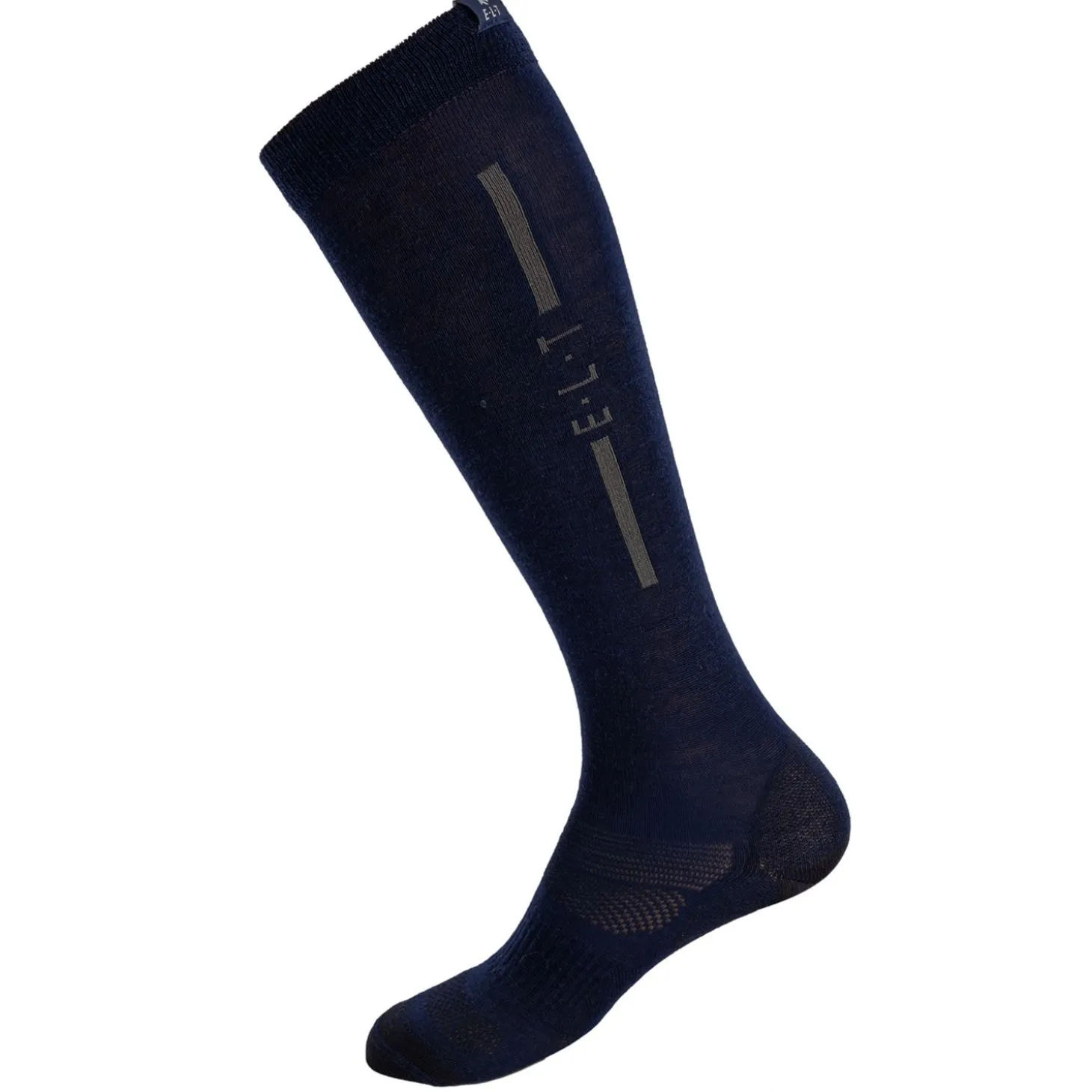 Elt Paardrijsokken Merino Dark Navy&Donkergrijs - Ruiteraccessoires