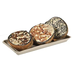 Emma's Garden Halve Kokosnoot 3-Pack - Vogelvoer - 600 g