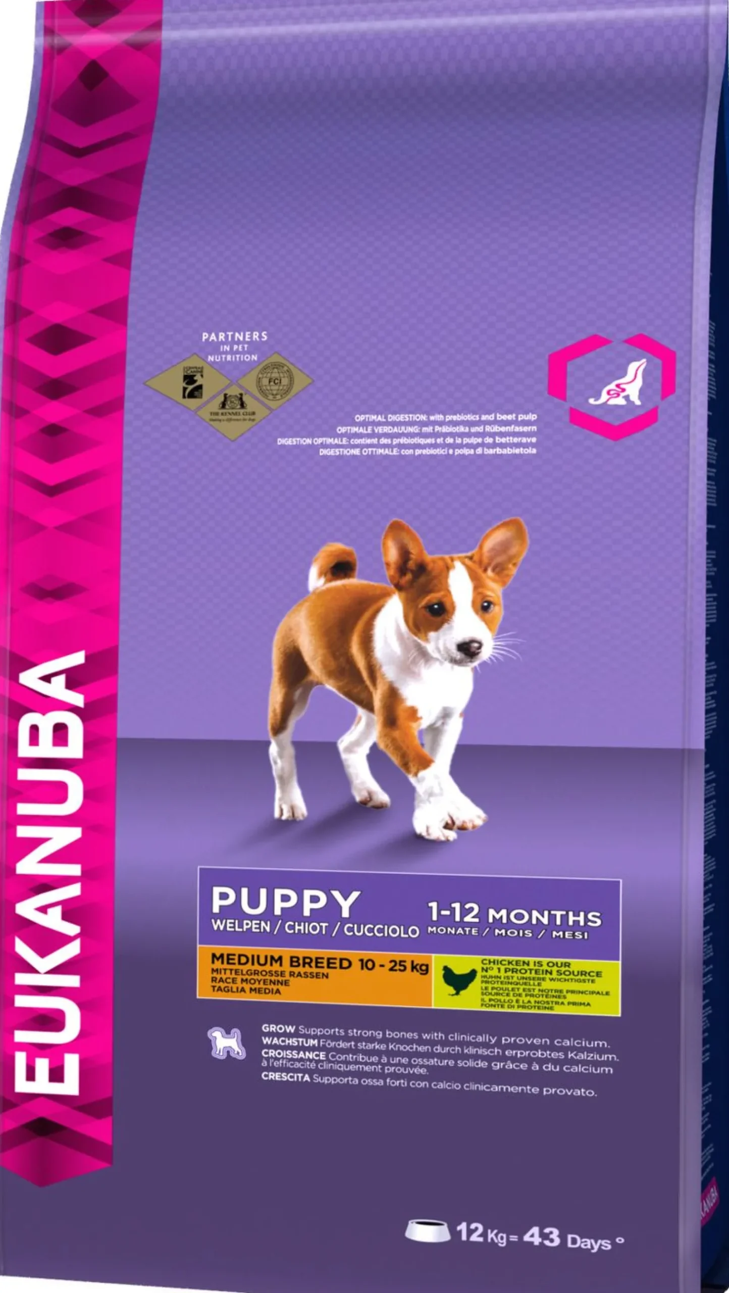Eukanuba Growing Puppy Medium Breed Kip - Hondenvoer