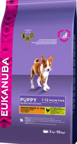 Eukanuba Growing Puppy Medium Breed Kip - Hondenvoer