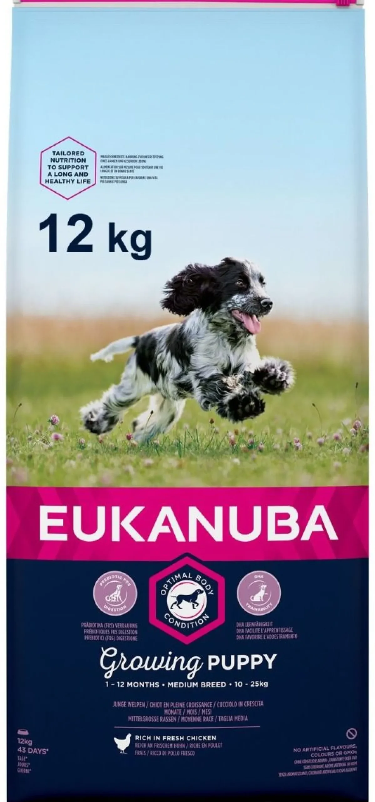Eukanuba Growing Puppy Medium Breed Kip - Hondenvoer