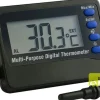Europet Bernina Digitale Thermometer - Aquarium Toebehoren - Zwart Alarm -50 Tot 70 °c