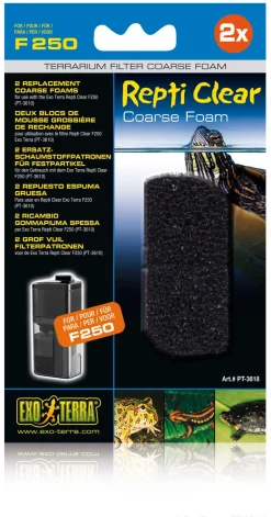 Exo Terra Foampatroon Repti Clear F250 - Filters - 2 stuks Medium