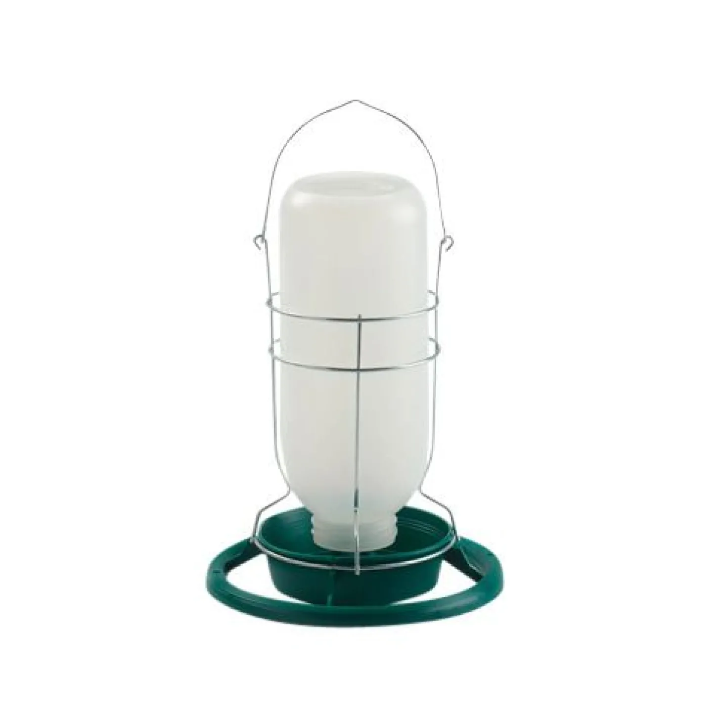 Fauna Plastic Flesautomaat Wijd - Vogel - Voerbak- Drinkbak - 1 l